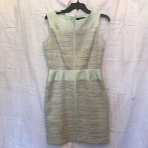 Teri Jon mint green cocktail or luncheon dress